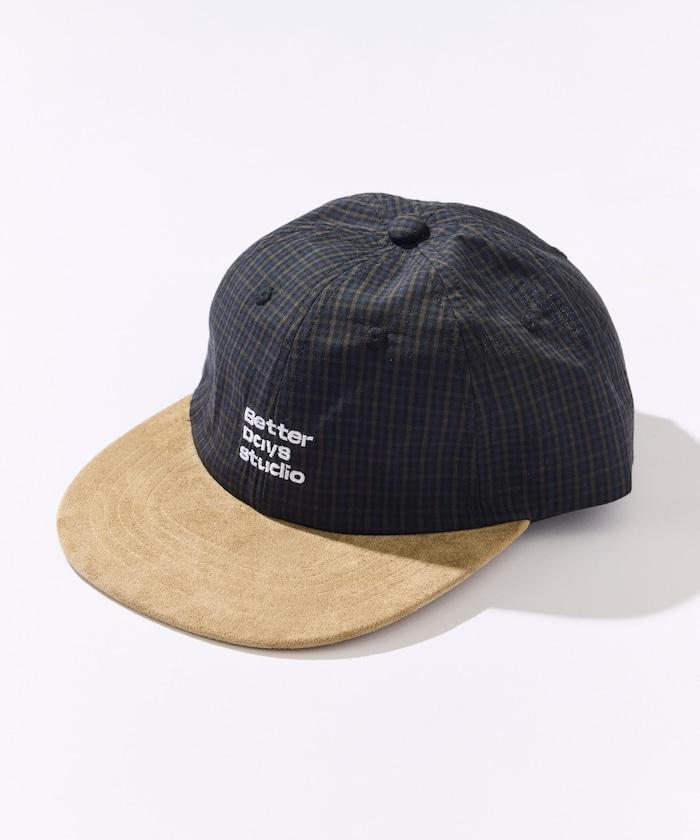 BetterDays studio × FREAK'S STORE 雙色 平簷格紋棒球帽