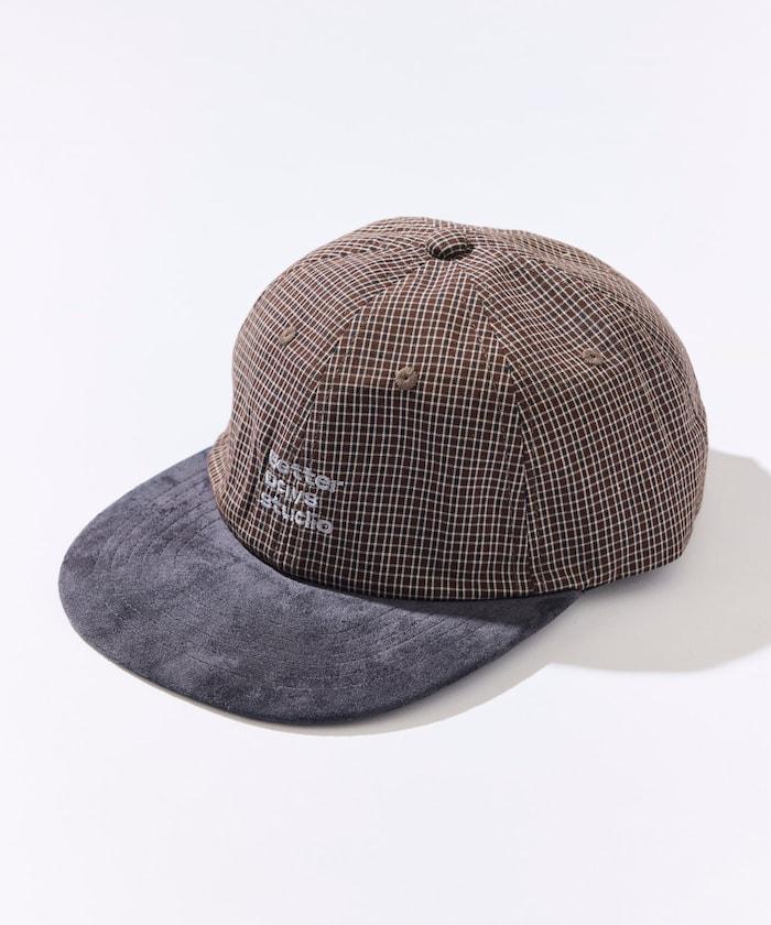 BetterDays studio × FREAK'S STORE 雙色 平簷格紋棒球帽