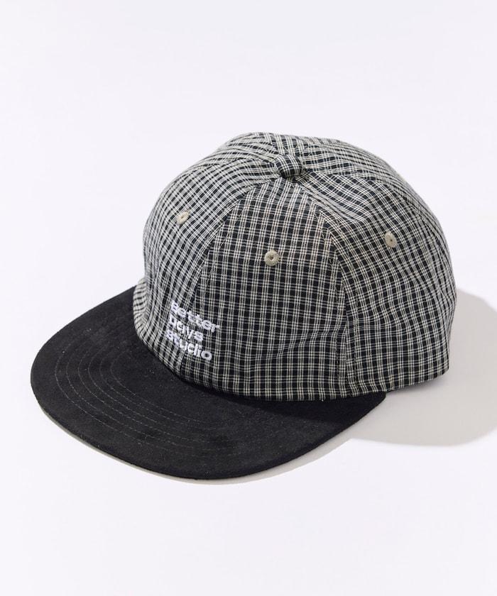 BetterDays studio × FREAK'S STORE 雙色 平簷格紋棒球帽