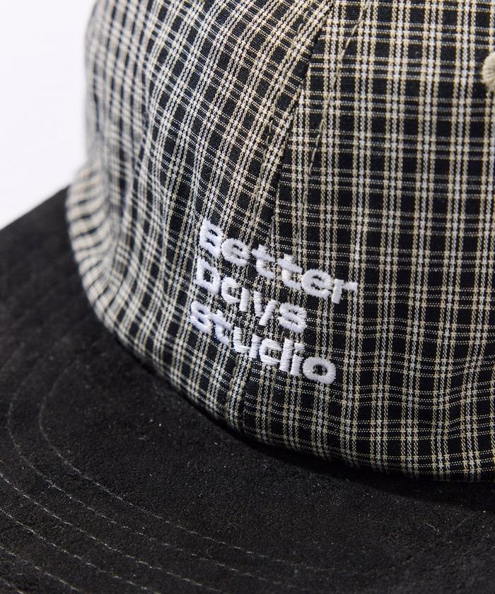 BetterDays studio × FREAK'S STORE 雙色 平簷格紋棒球帽
