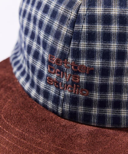 BetterDays studio × FREAK'S STORE 雙色 平簷格紋棒球帽