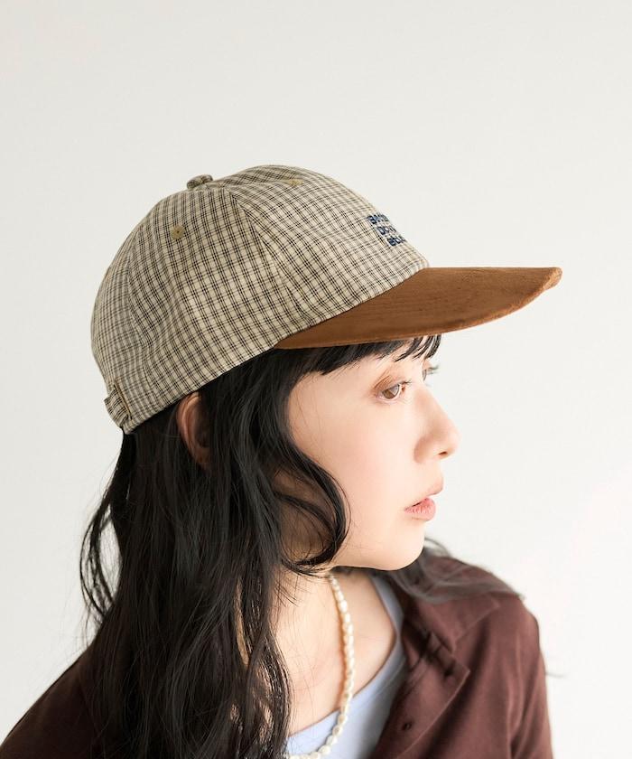 BetterDays studio × FREAK'S STORE 雙色 平簷格紋棒球帽