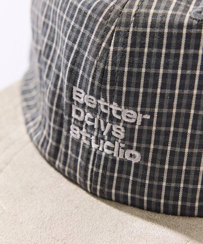 BetterDays studio × FREAK'S STORE 雙色 平簷格紋棒球帽