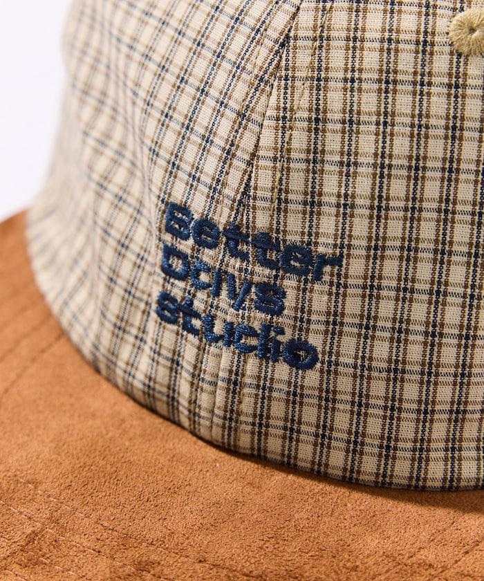 BetterDays studio × FREAK'S STORE 雙色 平簷格紋棒球帽