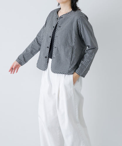Yoli GINGHAM REVERSIBLE JACKET