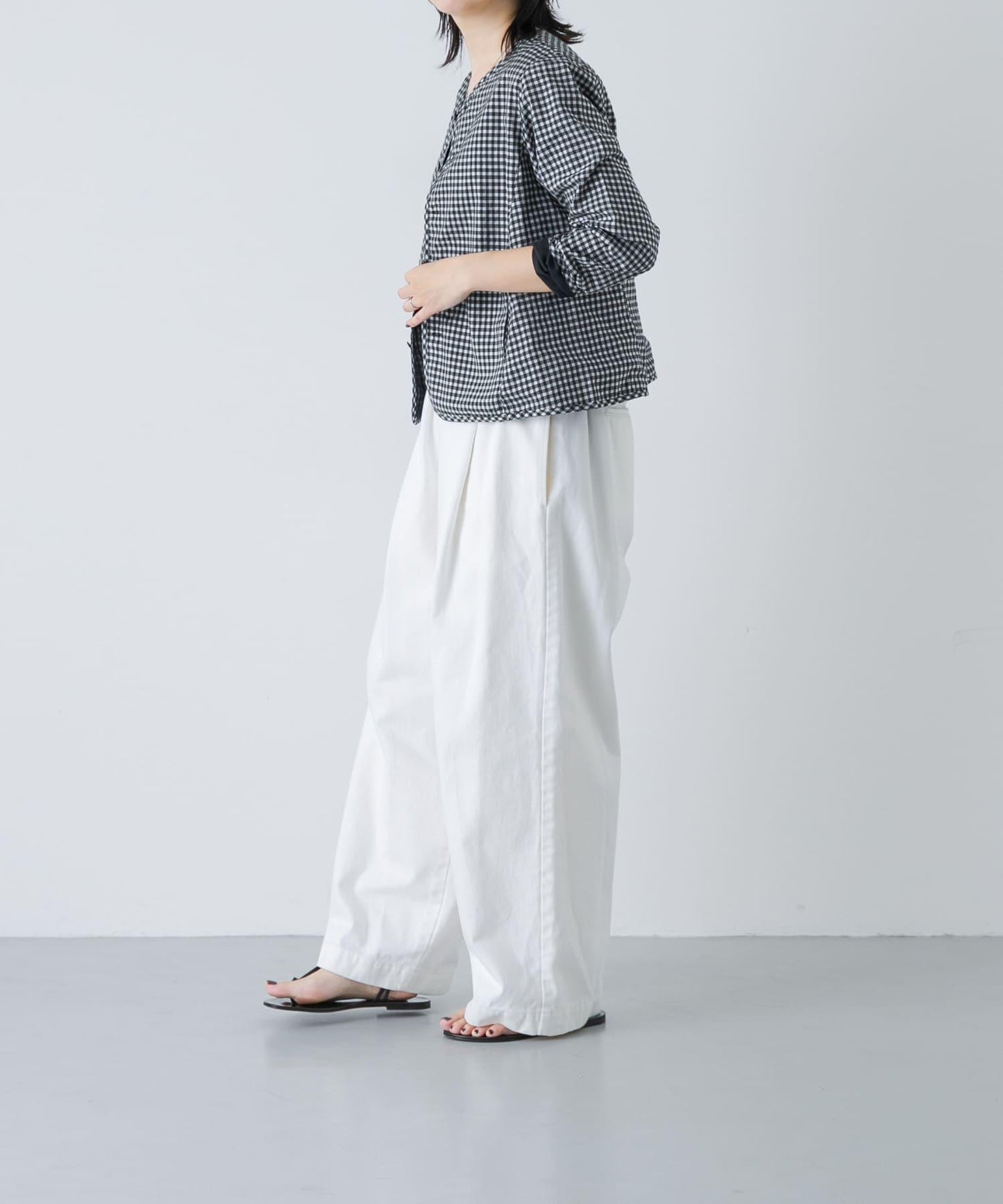 Yoli GINGHAM REVERSIBLE JACKET