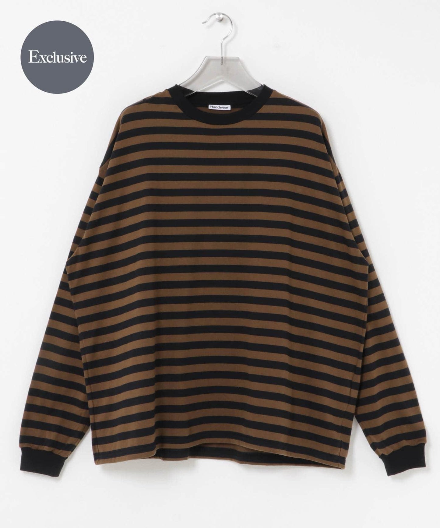 Hoodwear×URBAN RESEARCH BORDER LONG-SLEEVE T-SHIRTS 聯名款 條紋長袖T恤
