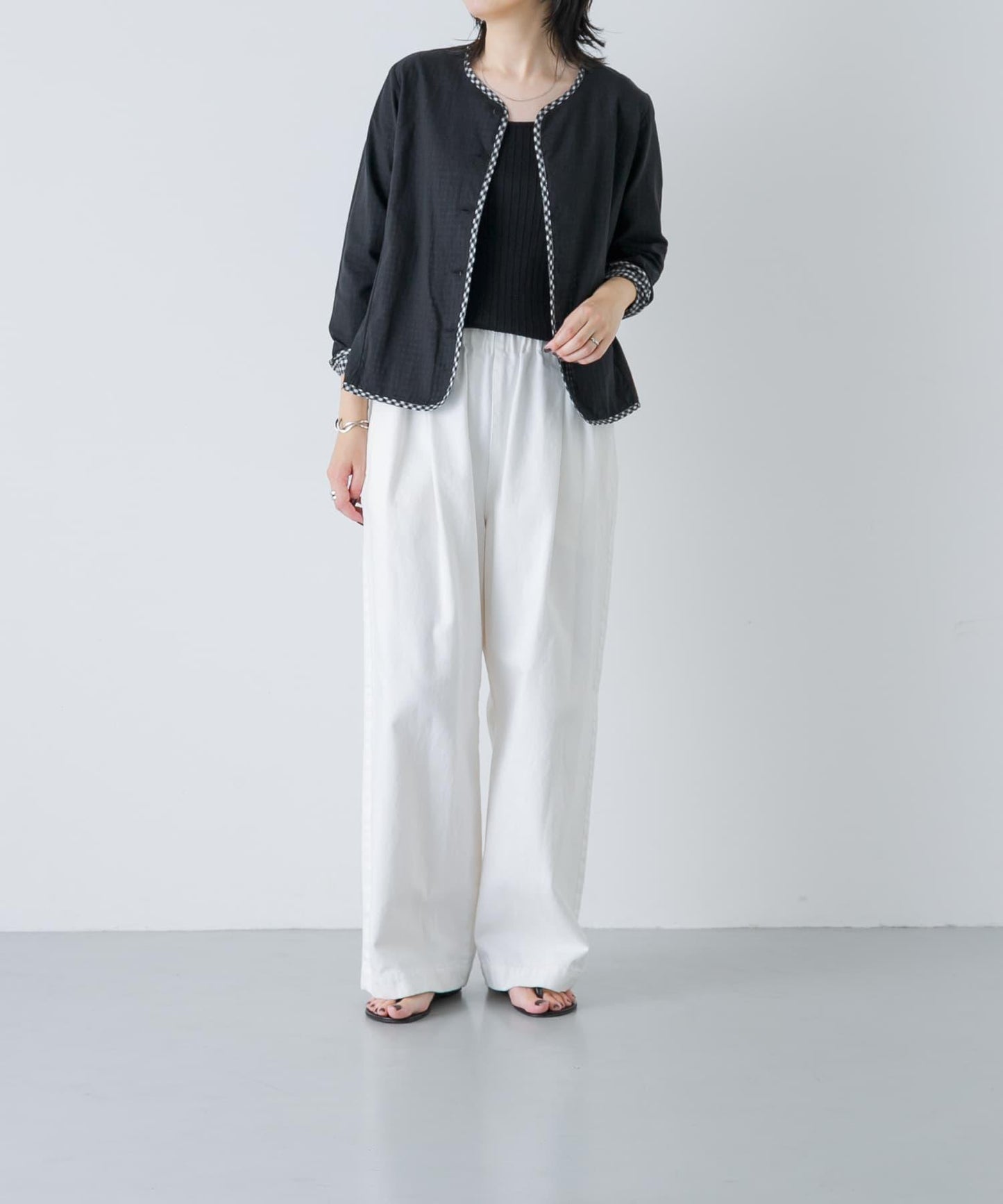 Yoli GINGHAM REVERSIBLE JACKET