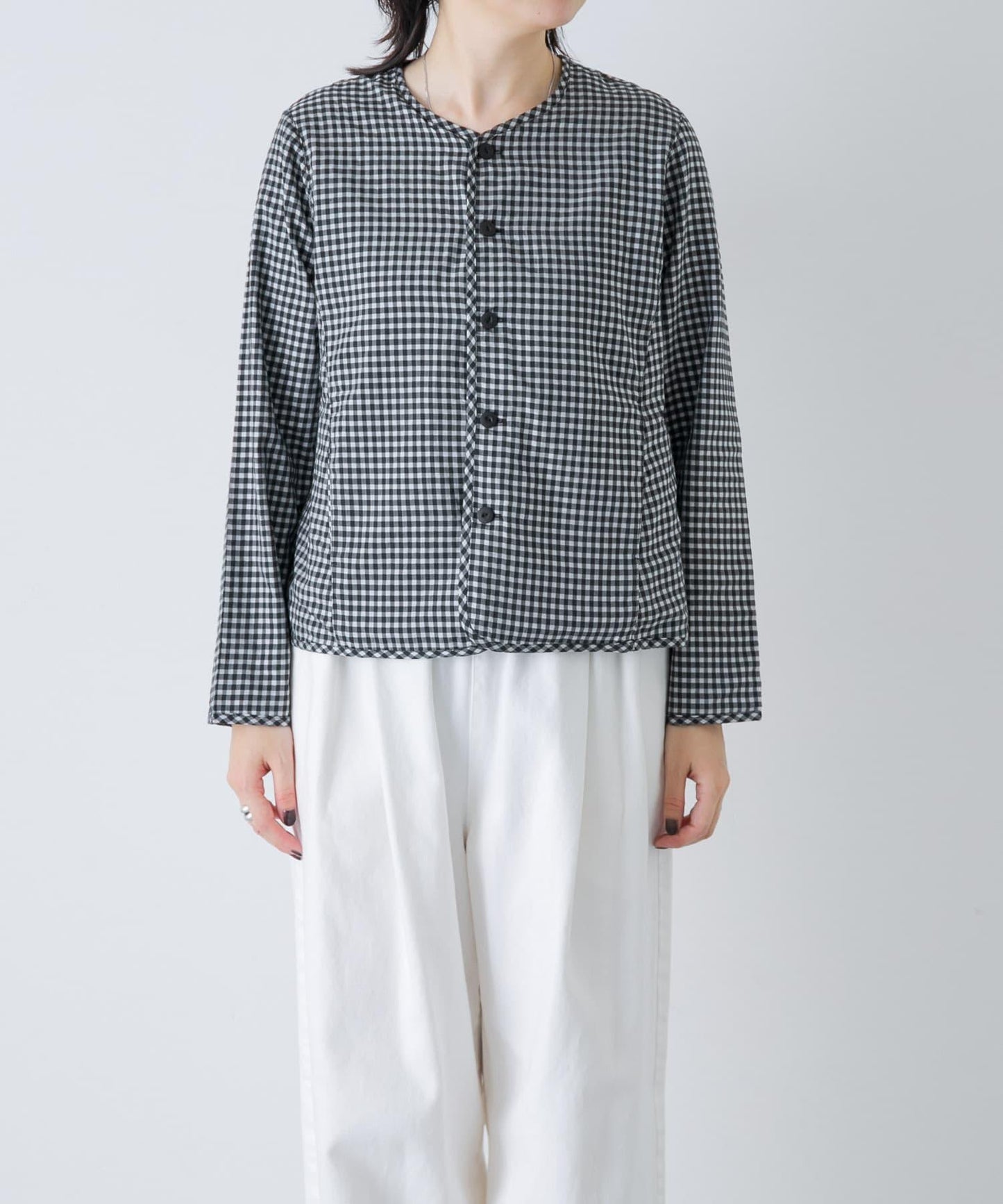 Yoli GINGHAM REVERSIBLE JACKET