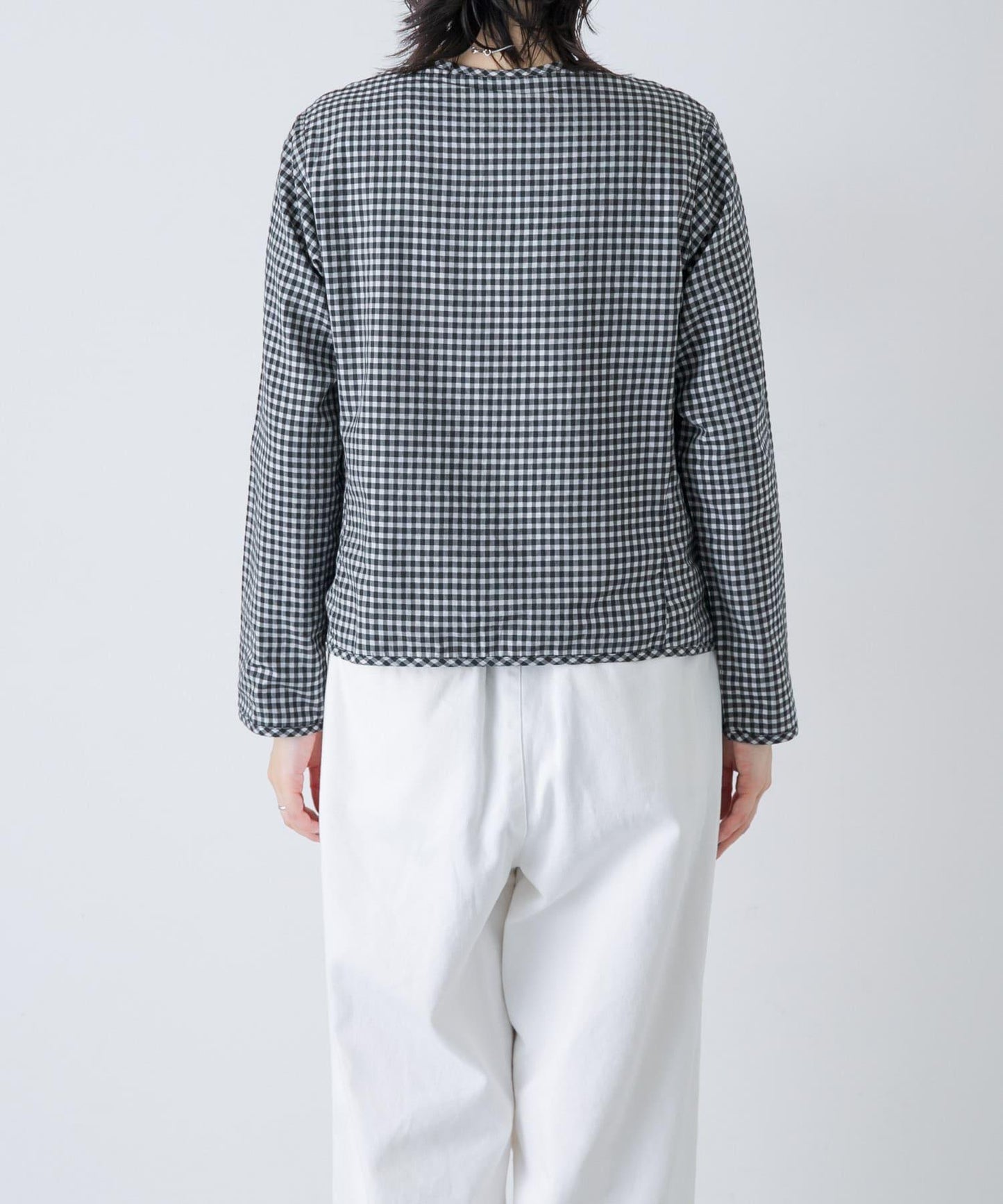 Yoli GINGHAM REVERSIBLE JACKET