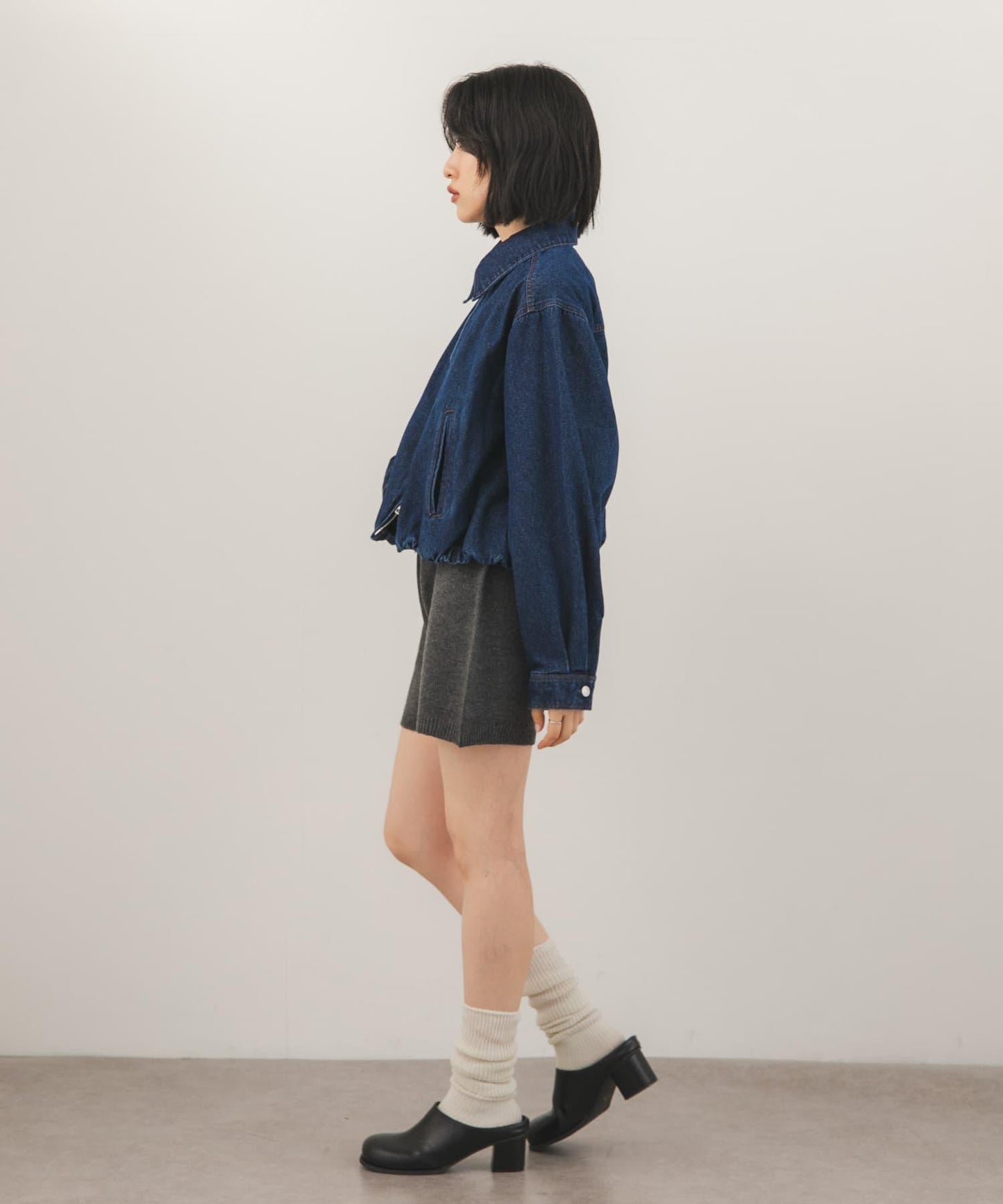 氣球袖牛仔夾克