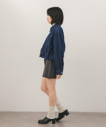 氣球袖牛仔夾克