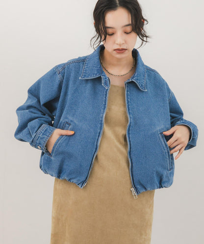 氣球袖牛仔夾克