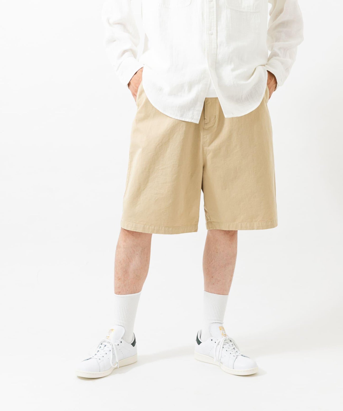 WASHED CHINO EASY 休閒短褲