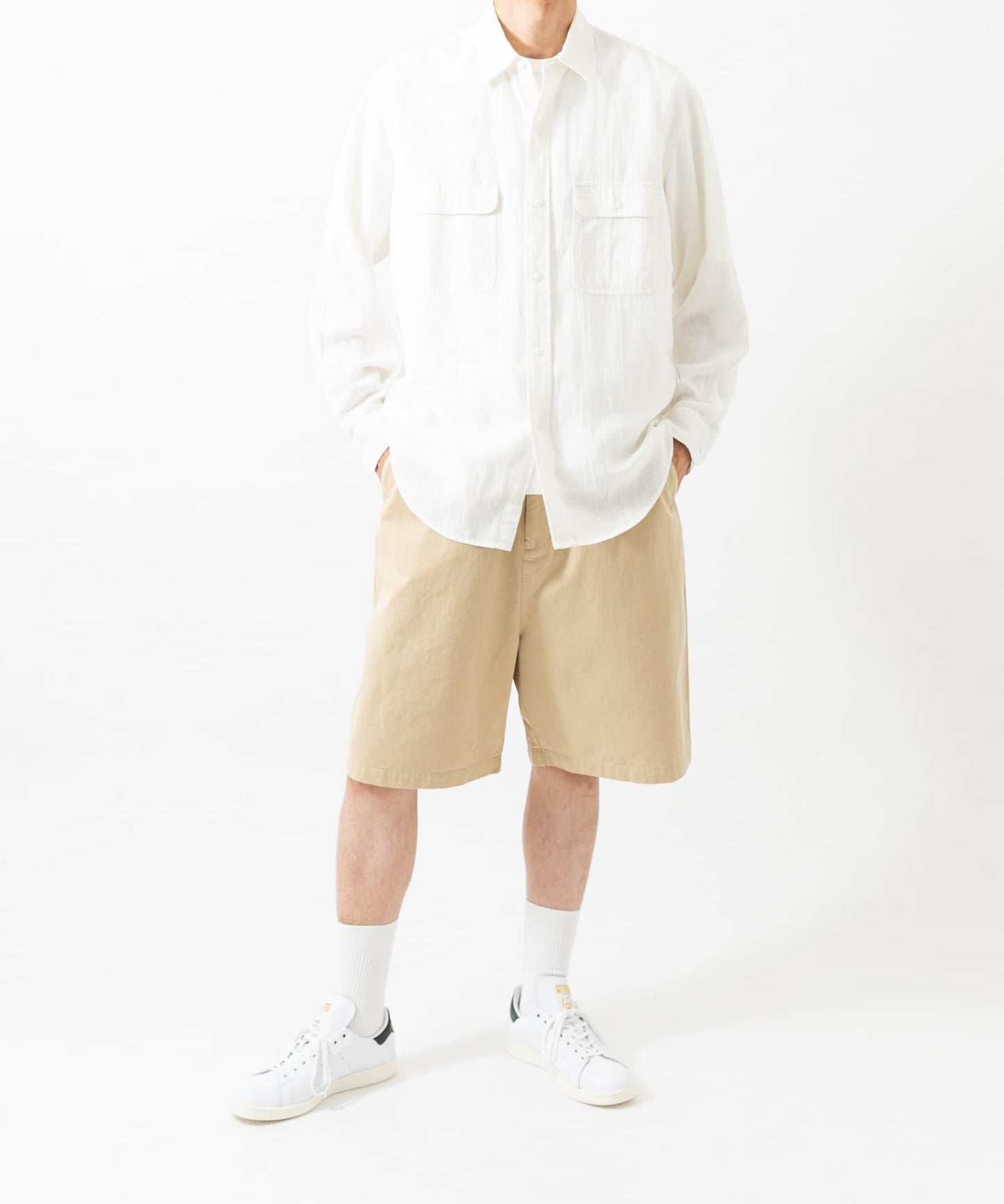 WASHED CHINO EASY 休閒短褲