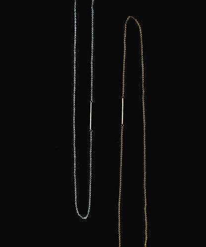 SMELLY so’ asymmetric bar necklace