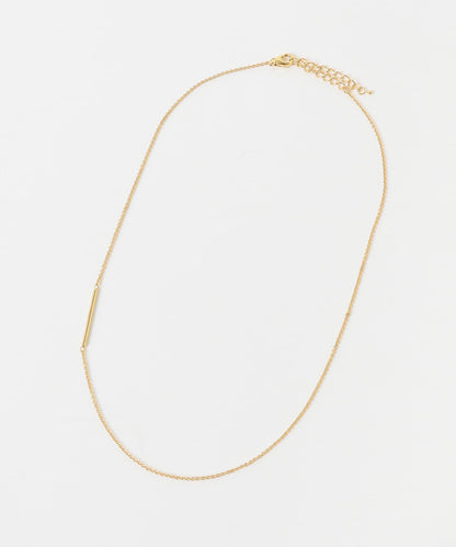 SMELLY so’ asymmetric bar necklace