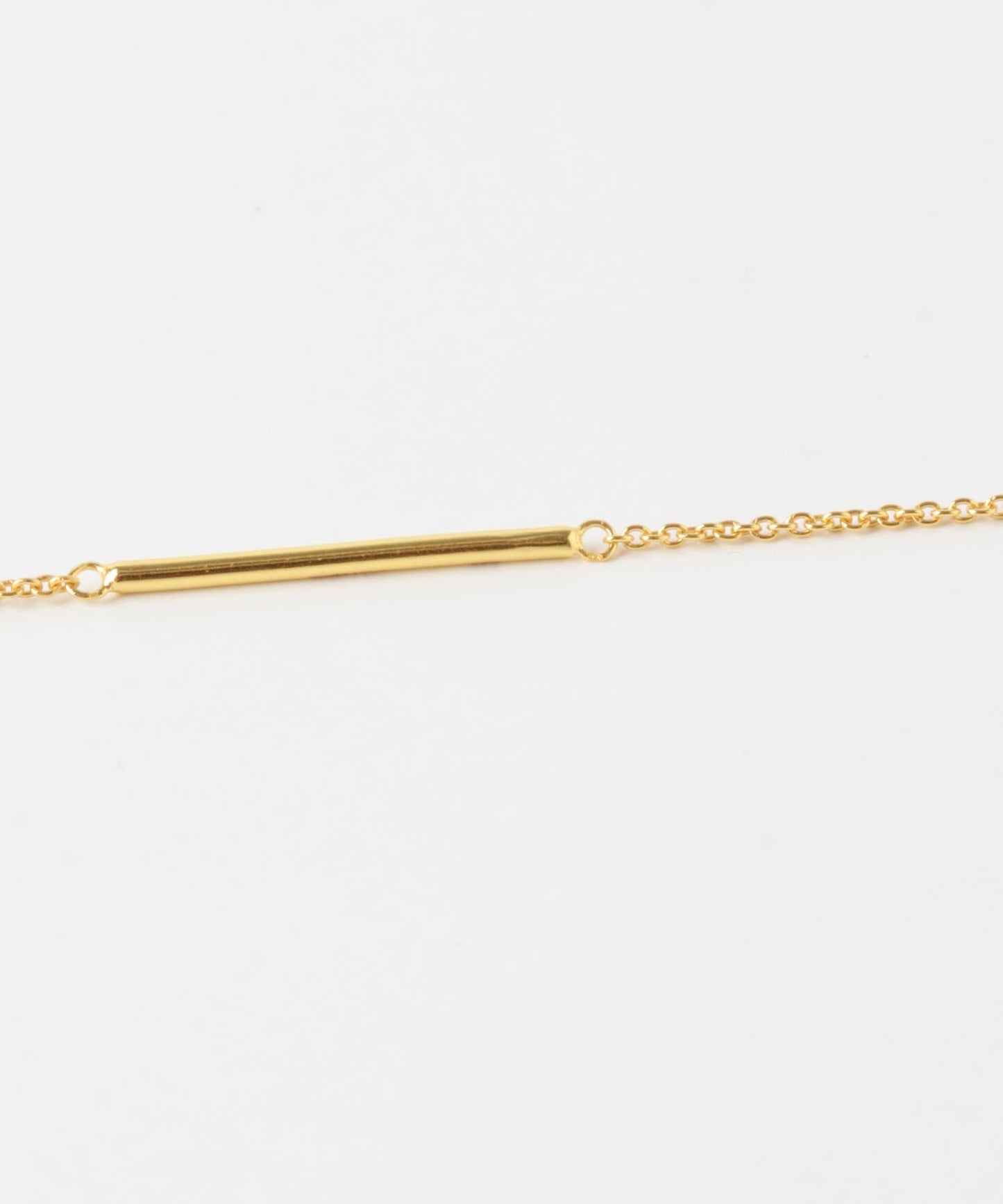 SMELLY so’ asymmetric bar necklace