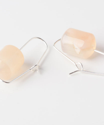 SMELLY so’ sakura agate 耳釘