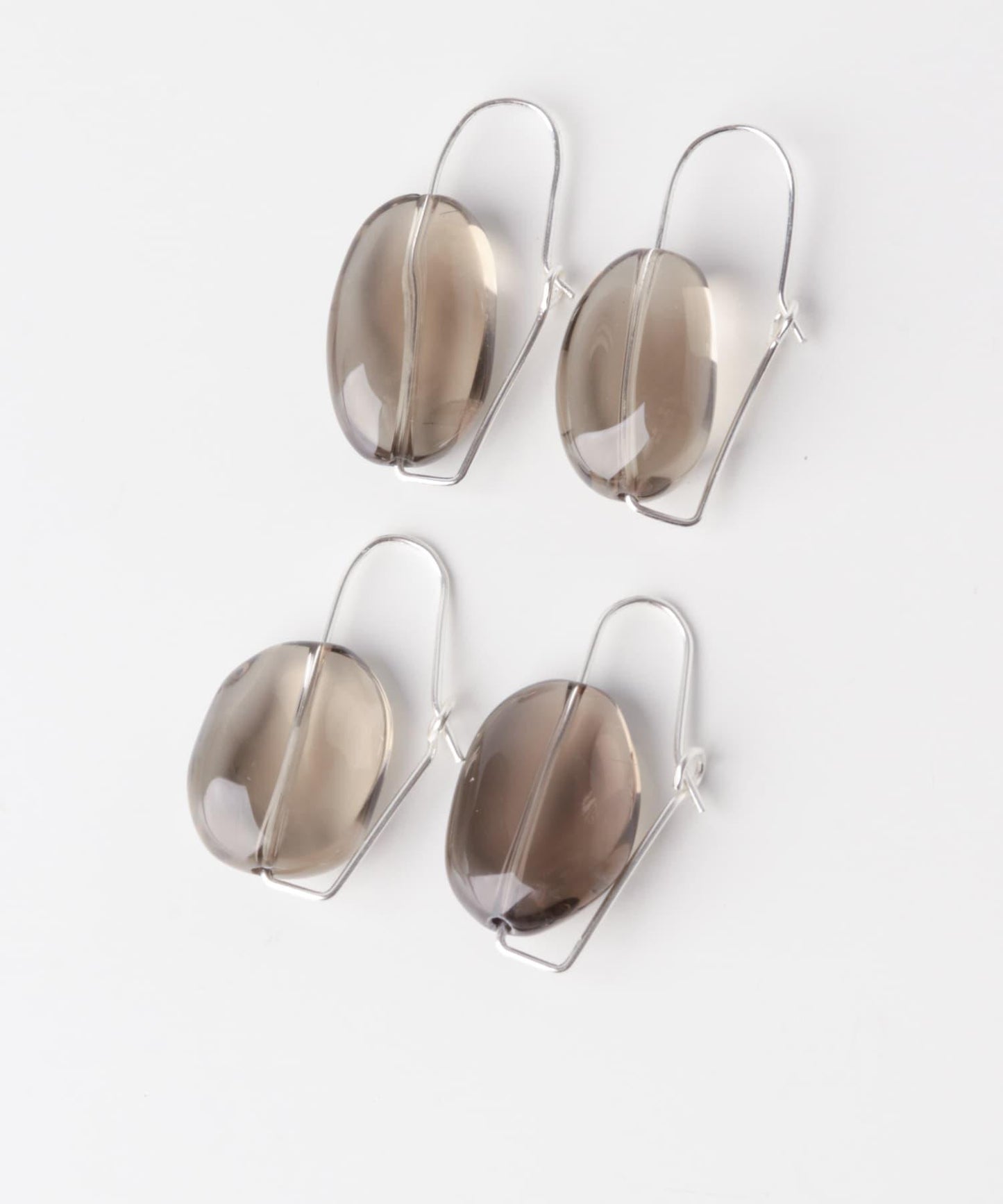 SMELLY so’ smoky quartz 耳釘