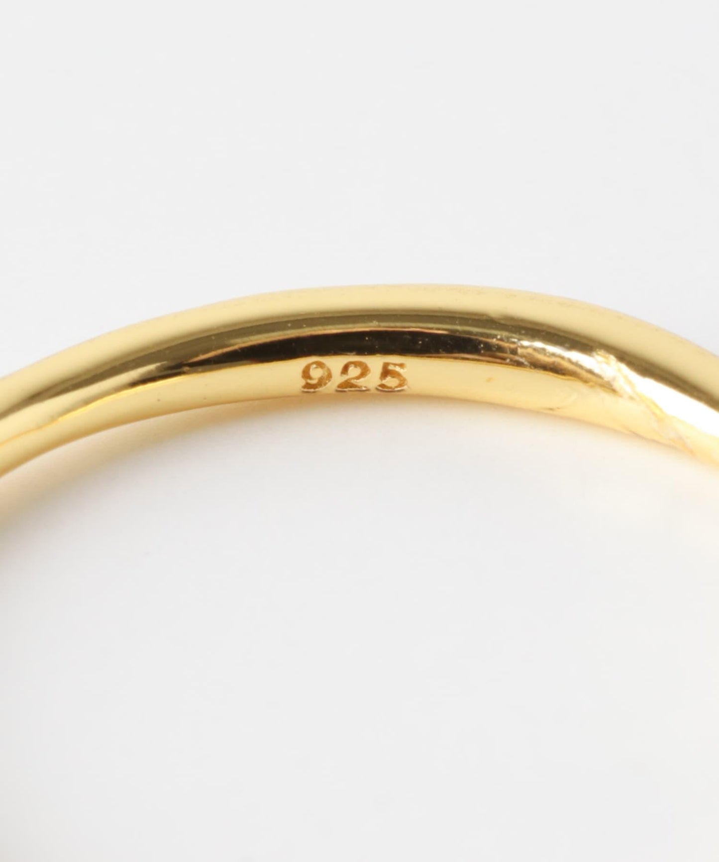 SMELLY so’ textured minimal ring