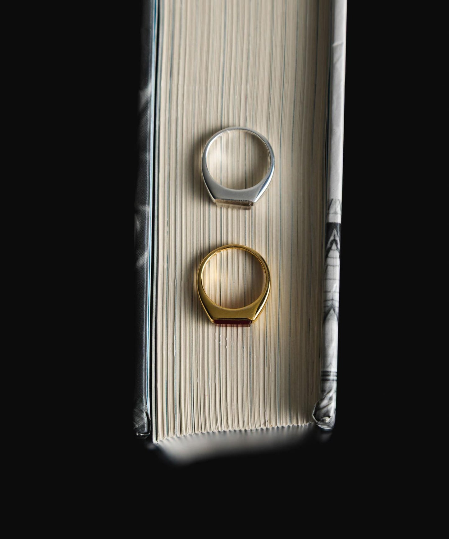 SMELLY so’ carnelian pinky ring