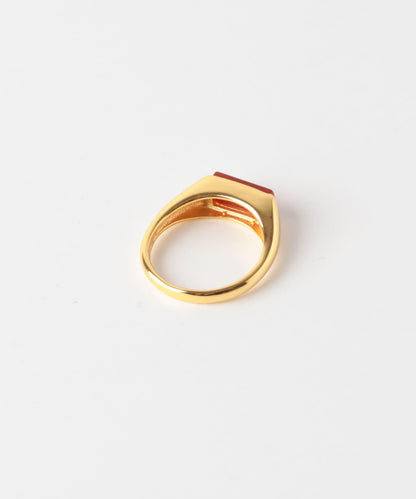 SMELLY so’ carnelian pinky ring