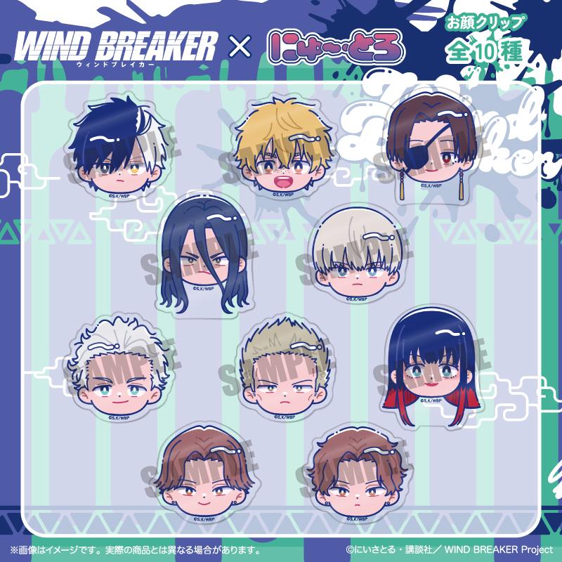 WIND BREAKER（防風少年） 紐特羅系列 柊登馬 臉部夾 G款
