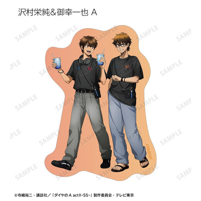 鑽石王牌 actⅡ（鑽石王牌 actⅡ） Second Season 描繪私服ver. 異形貼紙 18包入