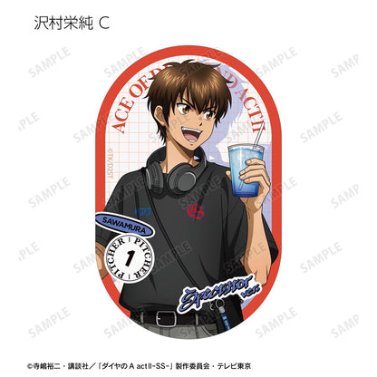 鑽石王牌 actⅡ（鑽石王牌 actⅡ） Second Season 描繪私服ver. 異形貼紙 18包入