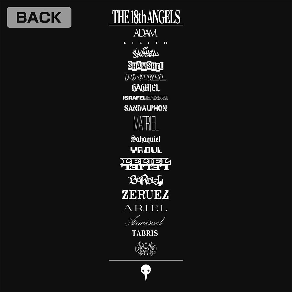EVANGELION 《新世紀福音戰士》全使徒 T恤/BLACK XL碼