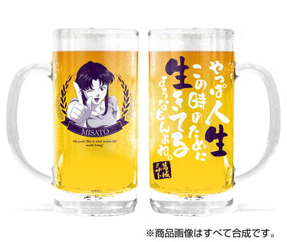 EVANGELION（新世紀福音戰士） 葛城ミサト 啤酒杯