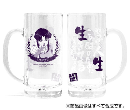 EVANGELION（新世紀福音戰士） 葛城ミサト 啤酒杯