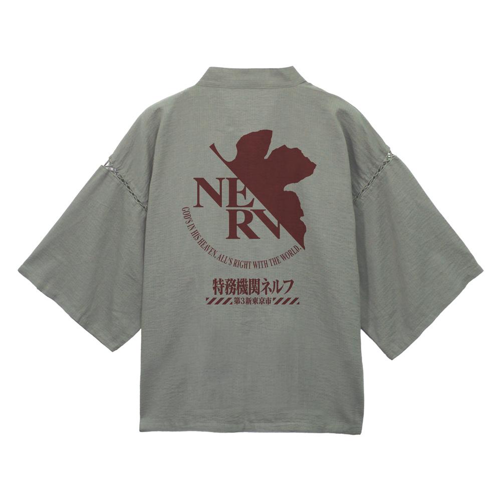 EVANGELION_M~Lサイズ_NERV 甚平/利休鼠-中