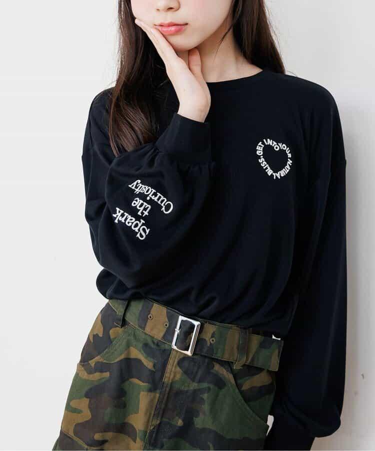 前幅腰帶褶皺裙褲