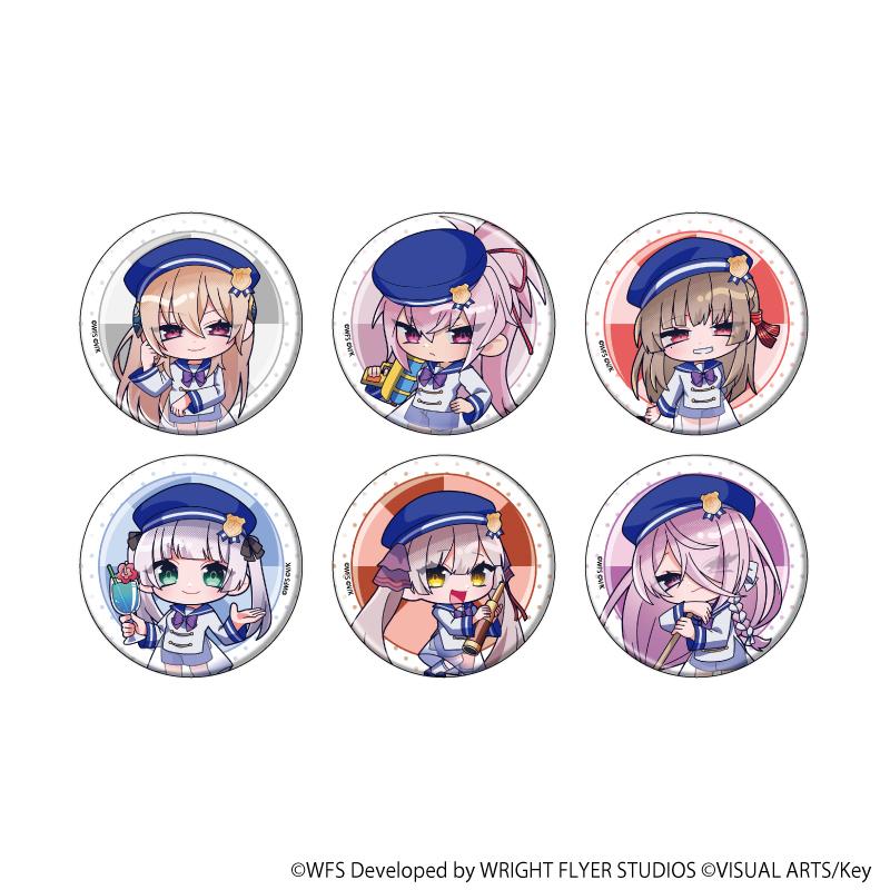 ヘブンバーンズレッド（緋染天空） 第30G部隊 迷你角色插畫 徽章 完整套裝（全6種）