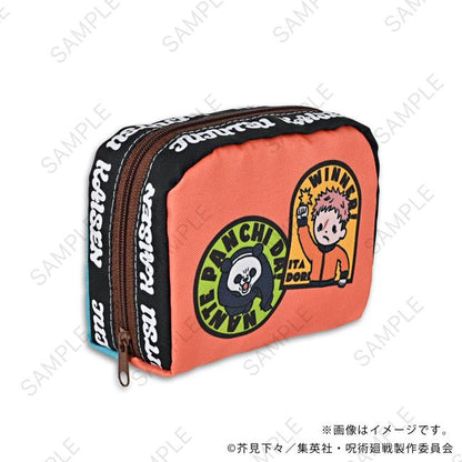 咒術回戰（咒術回戰） ビィズニィズ 盒式化妝包D 虎杖・伏黒・パンダ