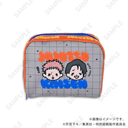 呪術廻戦（咒術回戰） ビィズニィズ 盒式化妝包A 虎杖・伏黒・乙骨・脹相