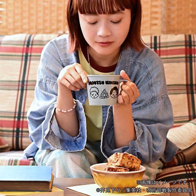 呪術廻戦（咒術回戰） ビィズニィズ系列 琺琅風馬克杯A 虎杖伏黑乙骨脹相