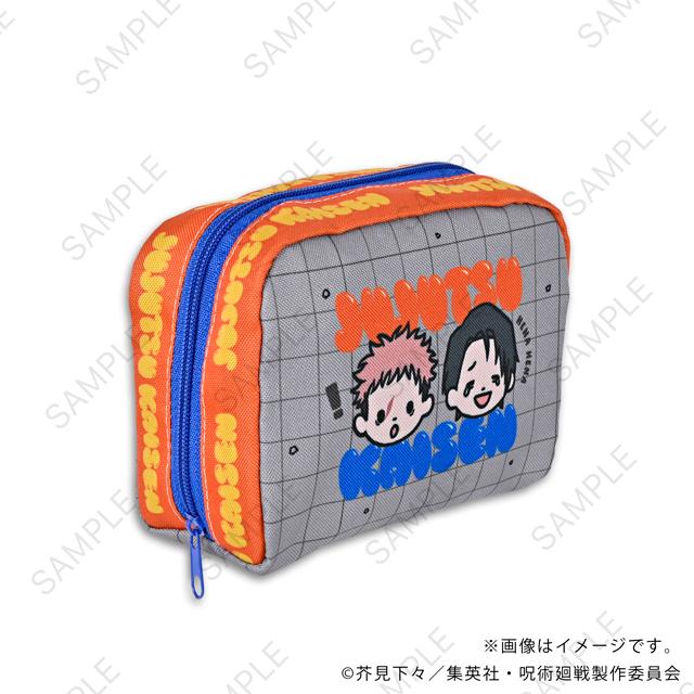 呪術廻戦（咒術回戰） ビィズニィズ 盒式化妝包A 虎杖・伏黒・乙骨・脹相