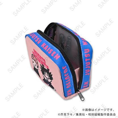 呪術廻戦（咒術回戰） ビィズニィズ系列 虎杖・脹相・九十九・天元 盒式化妝包C款