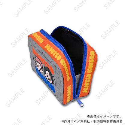 呪術廻戦（咒術回戰） ビィズニィズ 盒式化妝包A 虎杖・伏黒・乙骨・脹相