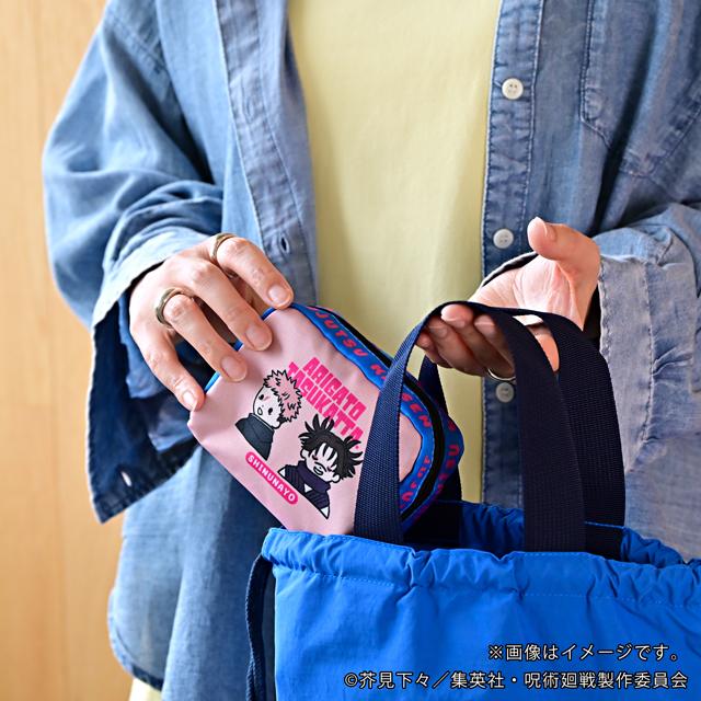 呪術廻戦（咒術回戰） ビィズニィズ系列 虎杖・脹相・九十九・天元 盒式化妝包C款