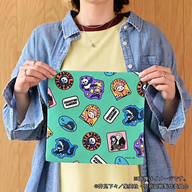 呪術廻戦（咒術回戰） ビィズニィズ系列 虎杖・伏黒・パンダ・秤・綺羅羅 擦手巾D款