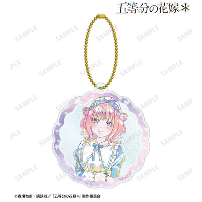 五等分の花嫁（五等分的新娘） 星空女僕ver. Ani-Art KAWAII label 中野二乃 閃粉亞克力鑰匙扣