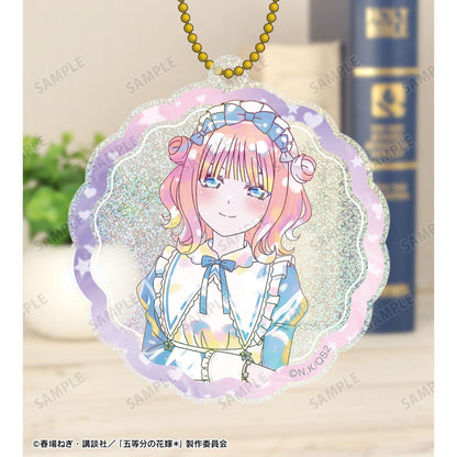 五等分の花嫁（五等分的新娘） 星空女僕ver. Ani-Art KAWAII label 中野二乃 閃粉亞克力鑰匙扣