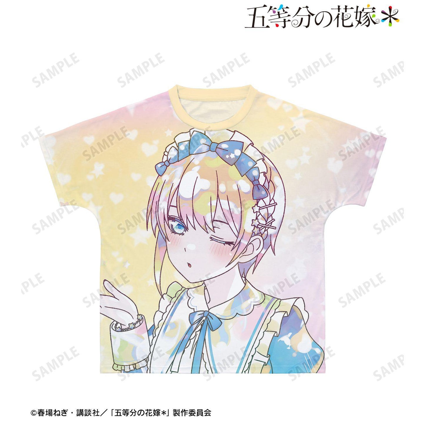 五等分的新娘 中野一花 星空メイドver. Ani-Art KAWAII label 全幅印花T恤 L碼