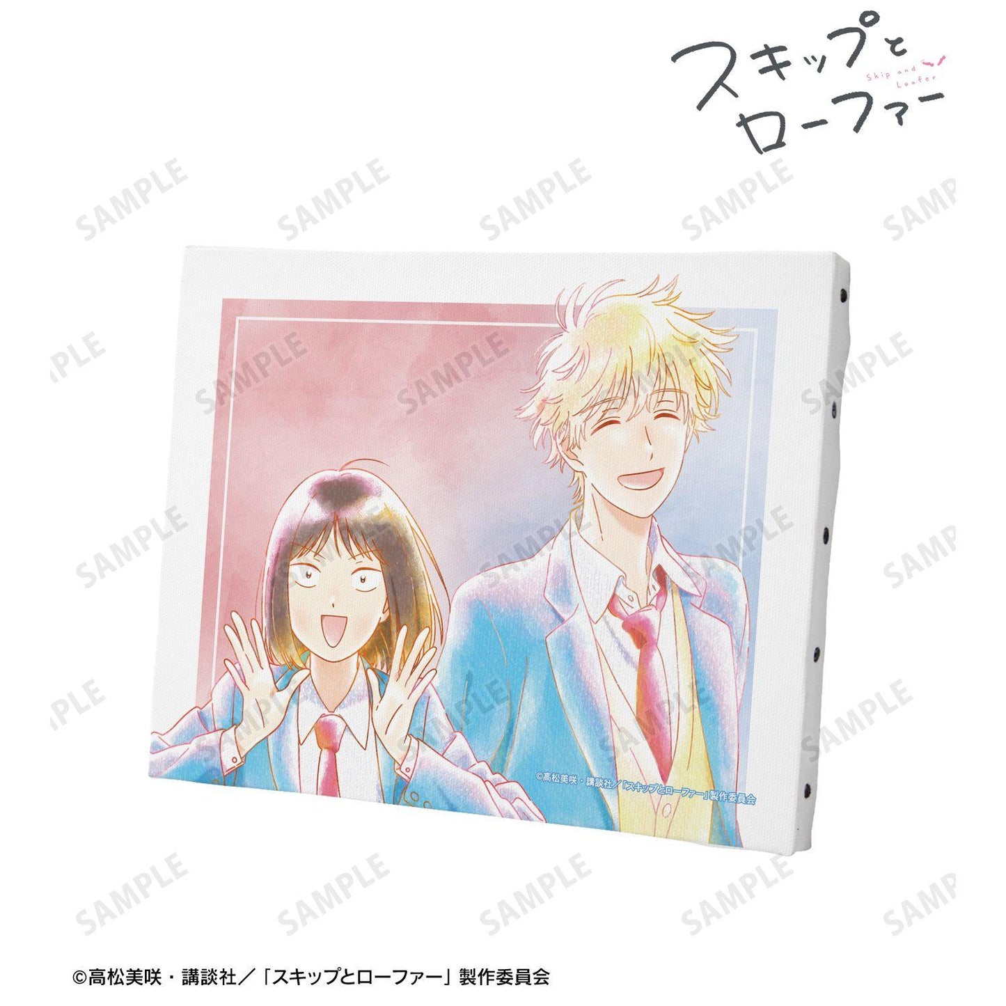 《跳躍和樂福鞋》 巖倉美津未&志摩聰介 Ani-Art aqua label F0號畫布板 ver.A