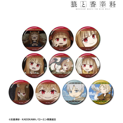 狼と香辛料 MERCHANT MEETS THE WISE WOLF ゆるコマ系列 徽章 10枚入