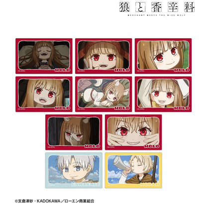 狼と香辛料 MERCHANT MEETS THE WISE WOLF 交易 ゆるコマ 卡片貼紙 10包入